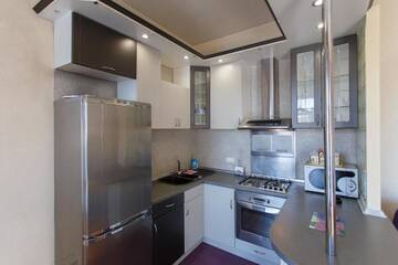 Фото номера Апартаменты с балконом на ул. Красноармейская Апартаменты Central Area Apartments г. Киев 11