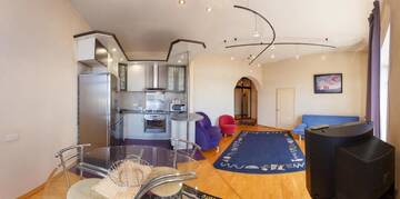 Фото номера Апартаменты с балконом на ул. Красноармейская Апартаменты Central Area Apartments г. Киев 16
