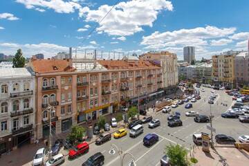 Фото номера Апартаменты с балконом на ул. Красноармейская Апартаменты Central Area Apartments г. Киев 27