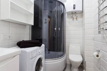 Фото номера Апартаменты с балконом Апартаменты *Kiev 2Rooms White Apartment г. Киев 11