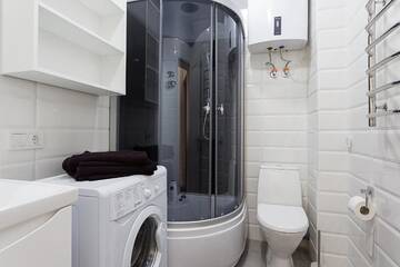 Фото номера Апартаменты с балконом Апартаменты *Kiev 2Rooms White Apartment г. Киев 16