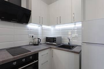 Фото номера Апартаменты с балконом Апартаменты *Kiev 2Rooms White Apartment г. Киев 10