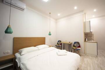 Фото номера Апартаменты - ул. Большая Васильковская, 42 Апартаменты DayFlat Apartments Olimpiyska Area г. Киев 3