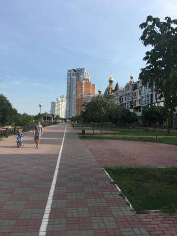 Фото номера Апартаменты в пентхаусе Апартаменты Penthouse Apartment Panoramic View г. Киев 33