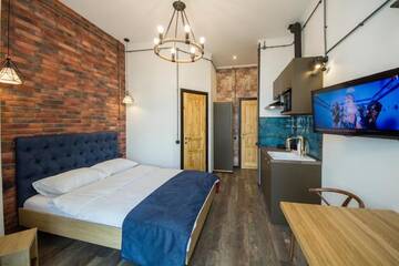 Фото номера Апартаменты с балконом - ул. Михайловская, 24В Апартаменты DayFlat Apartments Khreschatyk г. Киев 4