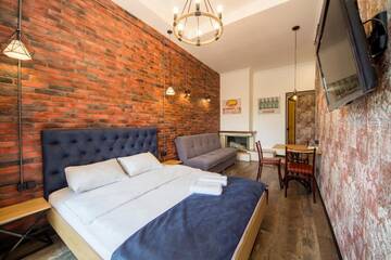 Фото номера Апартаменты Делюкс - ул. Михайловская, 24В Апартаменты DayFlat Apartments Khreschatyk г. Киев 2