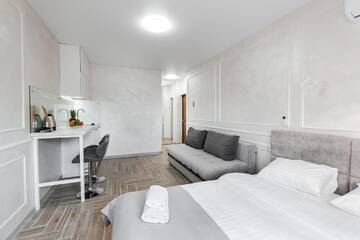 Фото номера Апартаменты-студио Апартаменты CityApartments Akademmistechko г. Киев 13