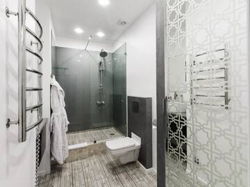 Фото номера Апартаменты Делюкс Апартаменты CityApartments Akademmistechko г. Киев 17