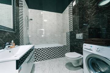Фото номера Улучшенные апартаменты Апартаменты FlatRent Drahomanova 2a г. Киев 13