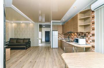 Фото номера Апартаменты с 1 спальней Апартаменты FlatRent Drahomanova 2a г. Киев 9