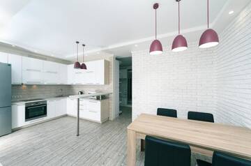Фото номера Улучшенные апартаменты Апартаменты FlatRent Drahomanova 2a г. Киев 8