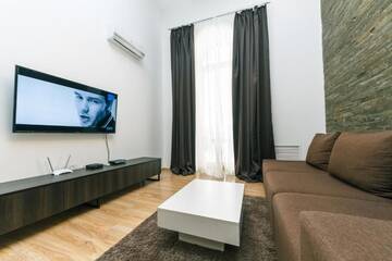 Фото номера Апартаменты - Двухуровневые Апартаменты VIP Apartment at Horodetskoho 4 г. Киев 43