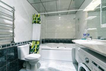 Фото номера Апартаменты - Двухуровневые Апартаменты VIP apartment near Olympic Stadium г. Киев 42