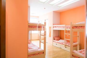 Фото номера Кровать в общем 6-местном номере для женщин Хостелы Hostel-Home г. Киев 4