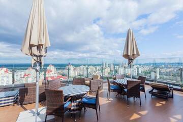 Фото номера Апартаменты Апартаменты Obolon Residences VIP Apartment г. Киев 52
