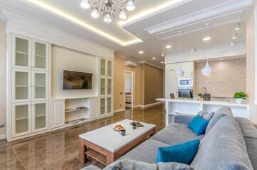 Фото номера Апартаменты Делюкс Апартаменты Royal Tower Olimpiyska г. Киев 46