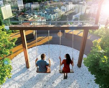 Фото номера Апартаменты Делюкс Апартаменты Royal Tower Olimpiyska г. Киев 42