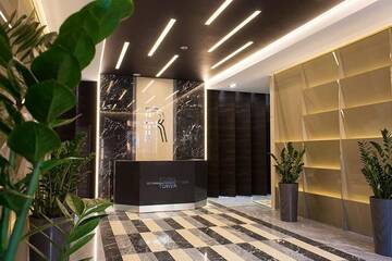 Фото номера Апартаменты Делюкс Апартаменты Royal Tower Olimpiyska г. Киев 31