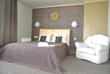 Фото номера Апартаменты Делюкс Апартаменты Panoramic view apartment Poznyaky г. Киев 43