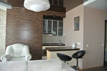 Фото номера Апартаменты Делюкс Апартаменты Panoramic view apartment Poznyaky г. Киев 16