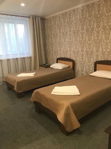 Фото номера Просторный двухместный номер с 2 отдельными кроватями Отель Hotel Nika г. Киев 4