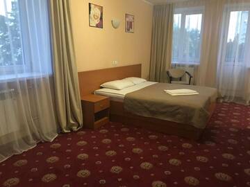 Фото номера Двухместный номер Делюкс с 1 кроватью и душем Отель Hotel Nika г. Киев 3