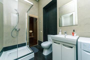 Фото номера Апартаменты с террасой Апартаменты VIP apartment on Kreschatik. with terrace г. Киев 42