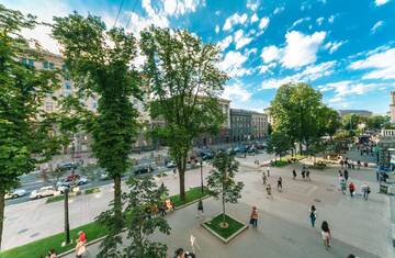 Фото номера Апартаменты с террасой Апартаменты VIP apartment on Kreschatik. with terrace г. Киев 11