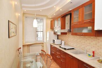 Фото номера Апартаменты с 1 спальней на улице Рейтарской, 2 Апартаменты DayFlat Apartments Golden Gate Area г. Киев 11