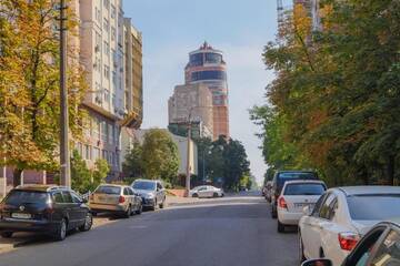 Фото номера Апартаменты с душем Апартаменты Квартира по улице Предславинская, 12 г. Киев 22