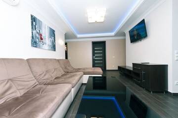 Фото номера Апартаменты с 3 спальнями Апартаменты BigLux Valerio Lesi Ukrainky 14&amp;7 г. Киев 14