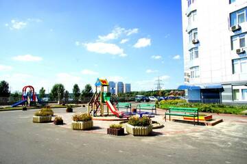 Фото номера Апартаменты с видом на озеро Апартаменты LuxCityApart on Ushakova 1V г. Киев 49