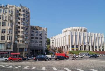 Фото номера Апартаменты с 1 спальней Апартаменты Apartment Triokhsviatytelskaya Street 3 г. Киев 29