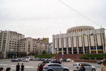 Фото номера Апартаменты с 1 спальней Апартаменты Apartment Triokhsviatytelskaya Street 3 г. Киев 19