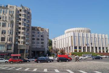 Фото номера Апартаменты с 1 спальней Апартаменты Apartment Triokhsviatytelskaya Street 3 г. Киев 20