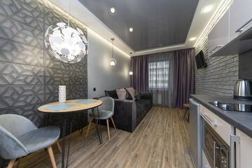 Фото номера Апартаменты с 1 спальней — бульвар Леси Украинки, 10 Апартаменты Tomas apartments г. Киев 2