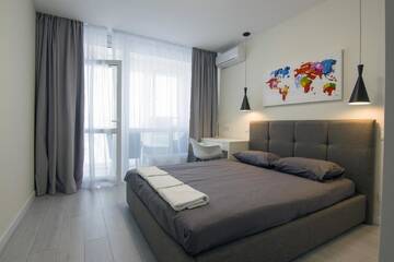 Фото номера Апартаменты Делюкс Апартаменты ЖК Хофман 220 г. Киев 15