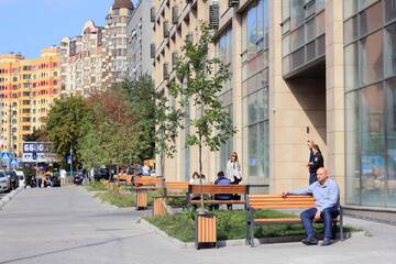 Фото номера Апартаменты Делюкс Апартаменты ЖК Хофман 220 г. Киев 25