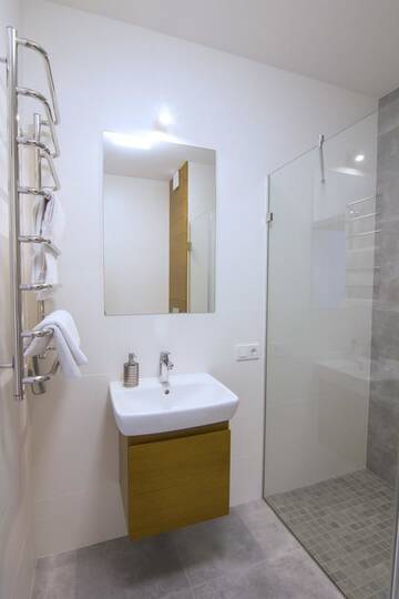 Фото номера Апартаменты Делюкс Апартаменты ЖК Хофман 220 г. Киев 10