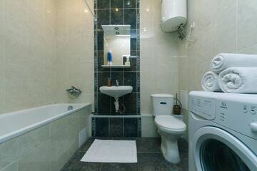 Фото номера Апартаменты с 1 спальней Апартаменты Apartment with View on 24 floor г. Киев 9