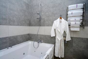 Фото номера Апартаменты-студио с гидромассажной ванной Отель Summit Apart Hotel г. Киев 13