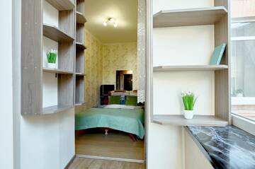 Фото номера Апартаменты с 2 спальнями Апартаменты S12-58 MODERN APARTHOTEL WITH TWO 2BEDROOMS IN CENTRAL KIEV - BESSARABSKA SQUERE - GULLIVER MALL - OLYMPIC STADIUM - PALACE OF SPORTS - Saksahanskoho St, 12Б г. Киев 46