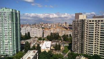 Фото номера Улучшенные апартаменты Апартаменты The best apartment in Kiev Black &amp; White г. Киев 8