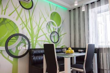 Фото номера Улучшенные апартаменты Апартаменты The best apartment in Kiev Black &amp; White г. Киев 71