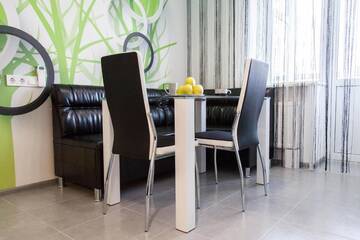 Фото номера Улучшенные апартаменты Апартаменты The best apartment in Kiev Black &amp; White г. Киев 77