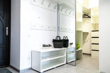 Фото номера Улучшенные апартаменты Апартаменты The best apartment in Kiev Black &amp; White г. Киев 74