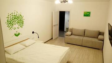 Фото номера Улучшенные апартаменты Апартаменты The best apartment in Kiev Black &amp; White г. Киев 34