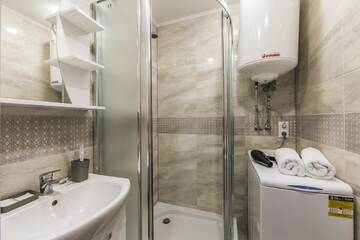 Фото номера Апартаменты с 1 спальней Апартаменты The best rest in this stylish, cozy apartament. г. Киев 8