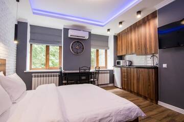 Фото номера Апартаменты с 1 спальней Апартаменты Vip Apartment near Arena City г. Киев 3