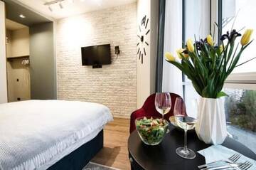 Фото номера Апартаменты с душем Апартаменты Allurapart Plaza г. Киев 23